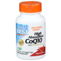 Doctor's Best High Absorption Coq10 - 60 Count