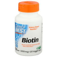 DOCTOR's Best Biotin 5,000 Mcg - 120 Count