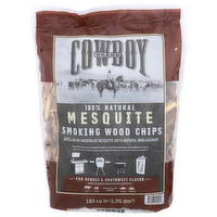 Cowboy Brand Mesquite Smoking Wood Chips - 1 Each