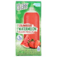 Klass Sugar Free Watermelon Strawberry Beverage Stick - 0.07 Ounce - 10 Count