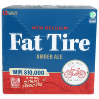 New Belgium Amber Ale Fat Tire - 12 Fluid Ounce - 12 Count