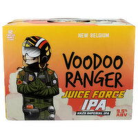 New Belgium Brewing Voodoo Ranger Beer, Hazy Imperial Ipa, Juice Force - 12 Count