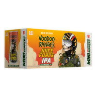Voodoo Ranger Juice Force Ipa Mini Rippers Are The New Go-To Bev For A Quick, Impactful HIT. When You Don't Have Time To Savor Tallboy, Grab Ripper Highly Drinkable, 9.5% Blast! - 7.5 Fluid Ounce