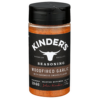 Kinder's Seasoning, Woodfired Garlic - 6 Ounce