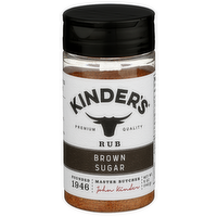 Kinder's Brown Sugar Rub a Sweet And Smoky Combination Of Molasses With Hint Citrus. BBQ - 5 Ounce