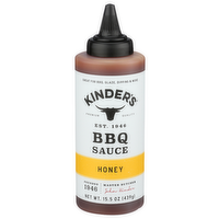 KINDERS BBQ Sauce Honey Sqz - 15.5 Ounce