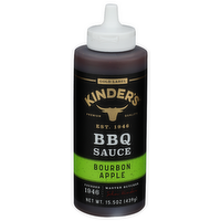 KINDER'S Bourbon Apple BBQ Sauce - 15.5 Ounce