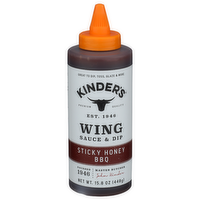 KINDER's Sticky Honey BBQ Wing Sauce - 15.8 Ounce
