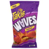 Takis Waves Fuego Hot Chili Pepper & Lime Potato Wavy Chips - 8 Ounce