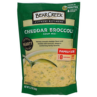 Bear Creek Cheddar Broccoli Family Size Country Kitchens Soup Mix - 11.2 Ounce