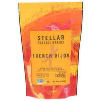 Stellar Pretzel Braids Sweet Mustard French Dijon Crunchy Pretzels - 12 Ounce