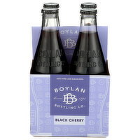 Boylan Bottling Co Black Cherry - 12 Fluid Ounce - 4 Count
