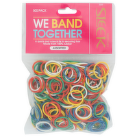Firstline Sleek Rubber Bands - 500 Count