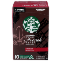 Starbucks Dark Roast French Ground Coffee - 0.042 Ounce - 10 Count
