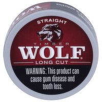 Timber Wolf Straight Moist Snuff - 1.2 Ounce