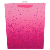 HALLMARK Pink Pattern Gift Bag - 1 Each
