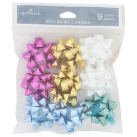 Hallmark Mini Assorted Colors Gift Bow - 9 Count