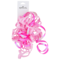 Hallmark Pink And White Ribbon Gift Bow - 1 Each