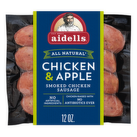 Aidells Chicken & Apple Smoked Sausage - 12 Ounce