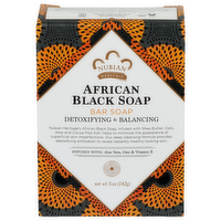 Nubian Heritage Detoxifying & Balancing African Black Soap - 5 Ounce