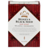 Nubian Heritage Nho Honey Blkseed Bar Soap Honey & Black Seed - 5 Ounce