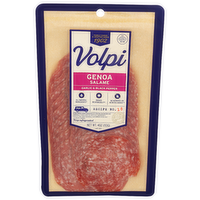 VOLPI Sliced Genoa Salame - 4 Ounce