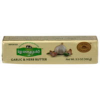 Kerrygold Butter Garlic And Herb Pure Cream Grass-Fed Irish Garlic & Herb - 3.5 Ounce