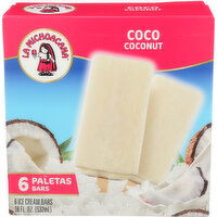 La Michoacana Coconut Ice Cream Bar - 3 Fluid Ounce - 6 Count