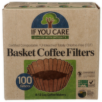 If You Care Basket Coffee Filters - 100 Count