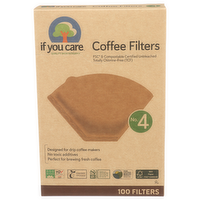 If You Care Fsc Certified No. 4 Coffee Filters - 100 Count