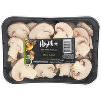 Highline Mushrooms Sliced Mini Bella - 8 Ounce