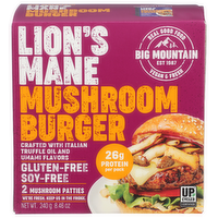Big Mountain Foods Lion's Mane Mushroom Burger - 120 Gram - 2 Count