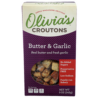 Olivia's Butter & Garlic Croutons - 5 Ounce