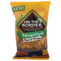 On The Border Homestyle Thick & Crispy Tortilla Chips - 11.5 Ounce