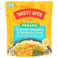 Tasty Bite Indian Entrée Organic Coconut Chickpea & Turmeric Curry - 10 Ounce