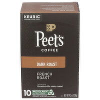 PEET'S COFFEE French Roast K-Cup Pods - 0.42 Ounce - 10 Count