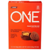 One Protein Bar, Peanut Butter Cup - 4 Each