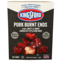 Kingsford Seasoned & Seared Burnt Ends Pork - 16 Ounce