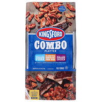 Kingsford Combo Platter, Pulled Pork St. Louis Style Center Cut Ribs Chicken - 28 Ounce