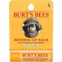 Burt's Bees Lip Balm Beeswax - 0.15 Ounce