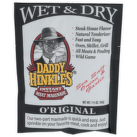 Daddy Hinkle's Steak House Flavor O'riginal Instant Meat Marinade - 1.5 Ounce