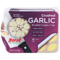 Dorot Cube Frz Garlic Crshd - 0.175 Ounce - 16 Count