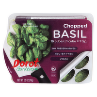 DOROT Basil Frozen Herb Cubes - 0.156 Ounce - 16 Count