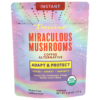 Teeccino Instant Miraculous Mushroom Cacao + 5 Herbal Coffee - 3.95 Ounce