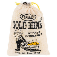 Espeez Gold Mine Nugget Bubble Gum - 2 Ounce