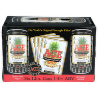 Ace California Pineapple Fresh Premium Craft Ciders - 12 Fluid Ounce - 6 Count