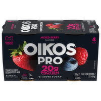 Oikos Pro Mixed Berry Flavored 4 Pack Yogurt - 4 Each