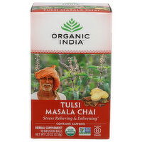 ORGANIC INDIA Tulsi Tea Chai Masala - 0.074 Ounce - 18 Count