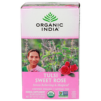 Organic India Tulsi Sweet Rose - 0.056 Ounce - 18 Count