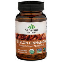 ORGANIC INDIA Cinnamon - 90 Count